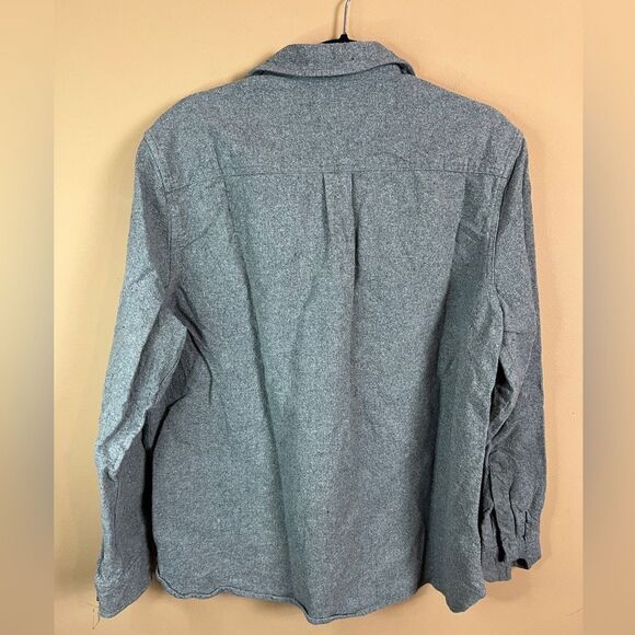Eddie Bauer Men’s Size Large Gray Collared Long Sleeve Button Down Casual Shirt - Picture 7 of 7